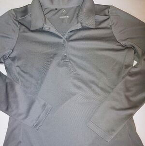 Adidas Gray Golf Polo Shirt M